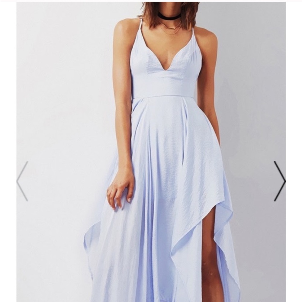 ‘Vivianna’ Asymmetrical Maxi Dress - Picture 6 of 6